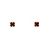 Van Cleef & Arpels Sweet Alhambra small earrings in pink gold and cornelian - 360 thumbnail