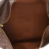 Sac de voyage Louis Vuitton  Keepall 60 en toile monogram marron et cuir naturel - Detail D7 thumbnail