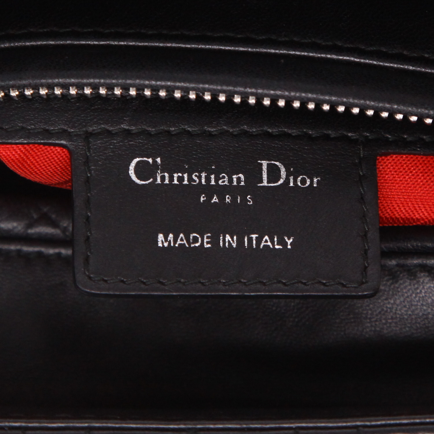 Borsa Dior  Lady Dior in pelle cannage nera - Detail D2