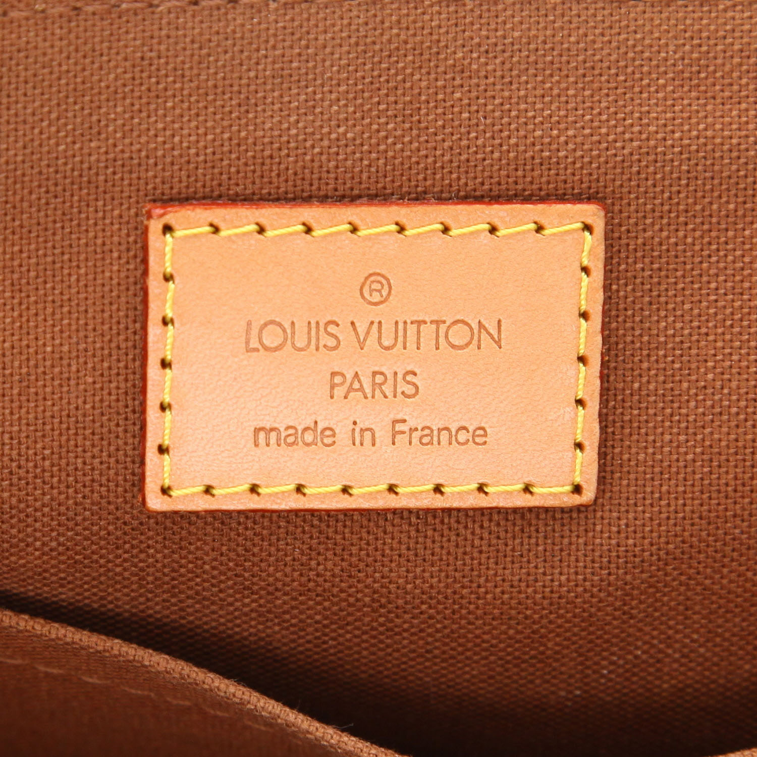 Borsa Louis Vuitton  Popincourt in tela monogram marrone e pelle naturale - Detail D2
