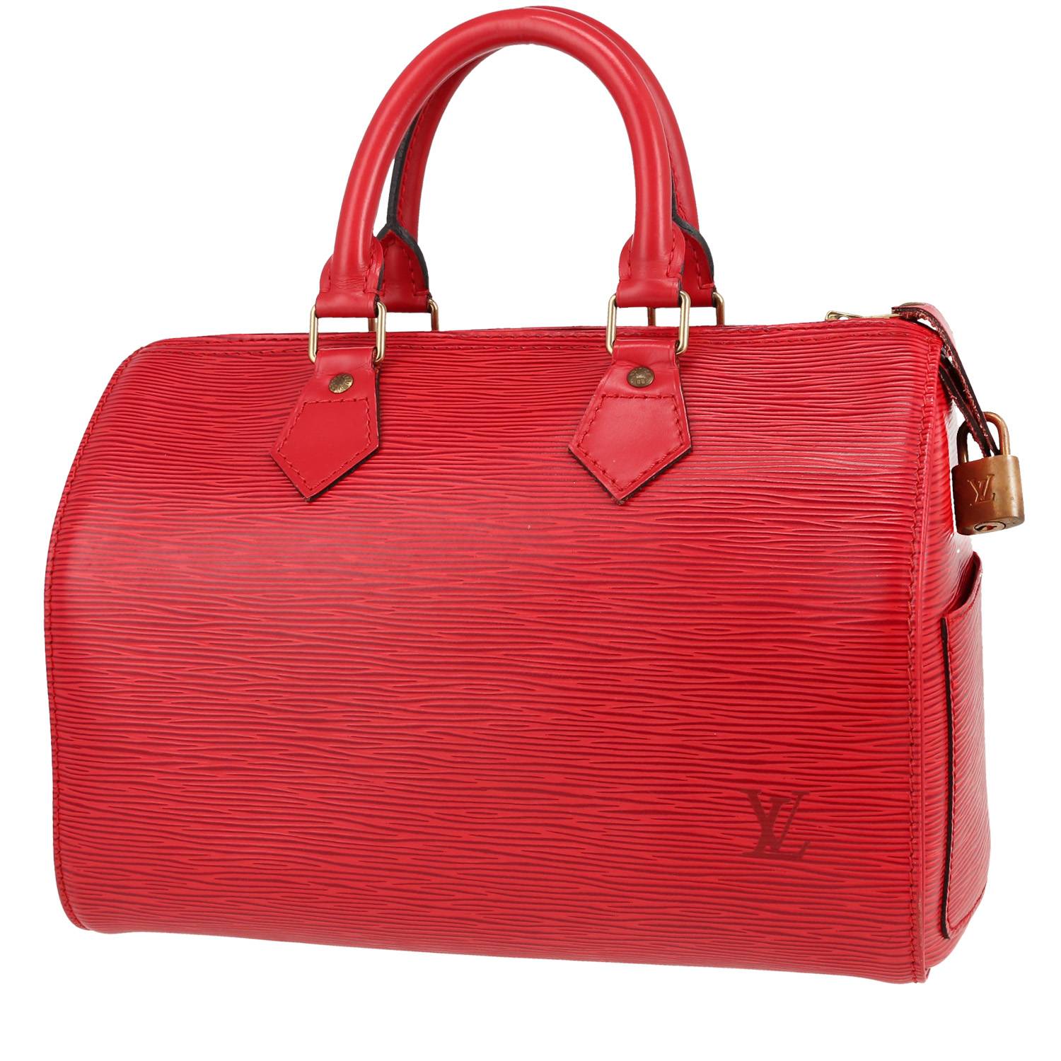 Louis Vuitton  Speedy 30 handbag  in red epi leather
