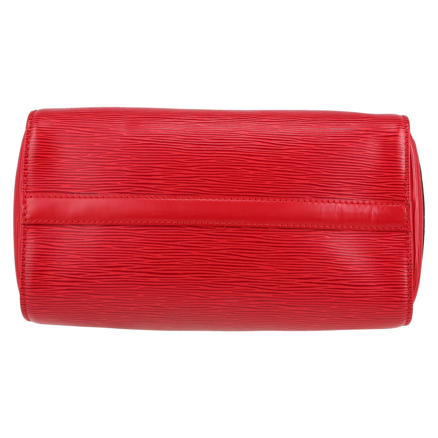Borsa Louis Vuitton  Speedy 30 in pelle Epi rossa - Detail D1