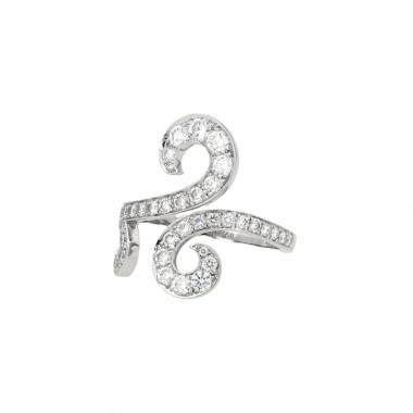 Sortija Van Cleef 
Arpels Oiseaux de Paradis de oro blanco y diamantes