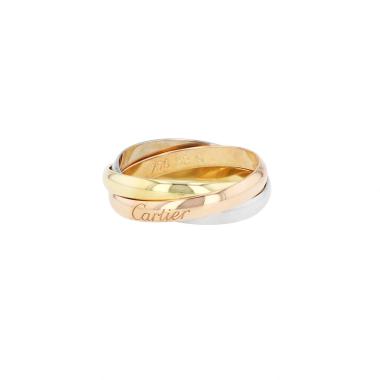 Bague Cartier Trinity petit modèle en 3 ors, taille 52