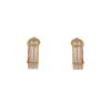 Open Cartier C de Cartier earrings for non pierced ears in 3 golds - 00pp thumbnail