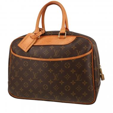 Sac de week end Louis Vuitton  Deauville en toile monogram et cuir naturel