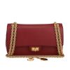Chanel  Chanel 2.55 handbag  in burgundy smooth leather - 360 thumbnail