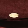 Chanel  Chanel 2.55 handbag  in burgundy smooth leather - Detail D2 thumbnail