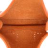Sac bandoulière Hermès  Evelyne en cuir taurillon clémence orange - Detail D3 thumbnail