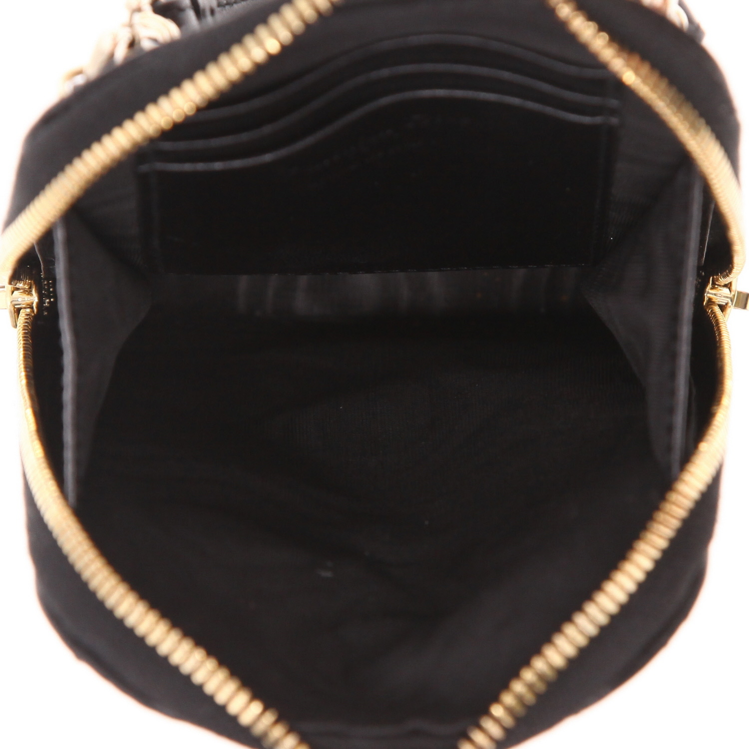 Étui pour portable Dior   en cuir cannage noir - Detail D3