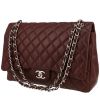 Chanel  Timeless Maxi Jumbo shoulder bag  in brown quilted leather - 00pp thumbnail