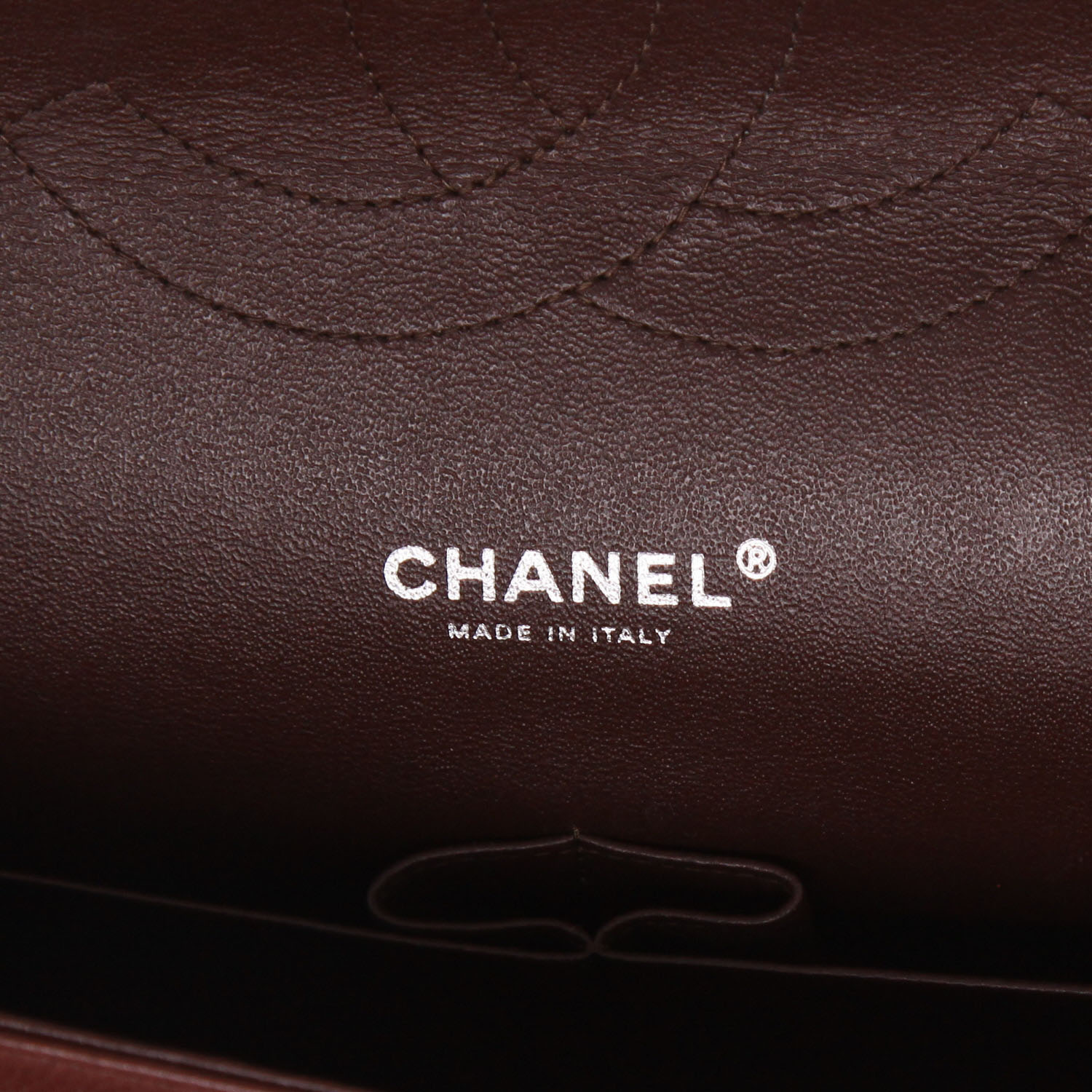 Borsa a tracolla Chanel  Timeless Maxi Jumbo in pelle martellata e trapuntata marrone - Detail D2