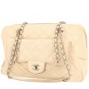 Chanel  Camera large model  handbag  in beige quilted leather - 00pp thumbnail