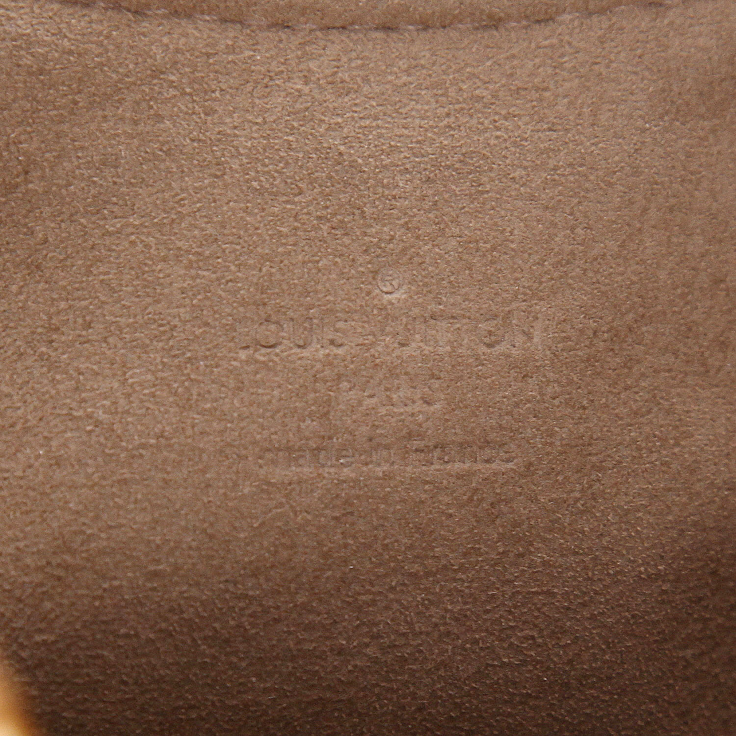 Borsa Louis Vuitton  Ursula in tela monogram multicolore nera e pelle naturale - Detail D2