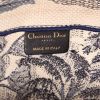 Dior  Book Tote large model  shopping bag  in blue and beige printed patern canvas - Detail D2 thumbnail