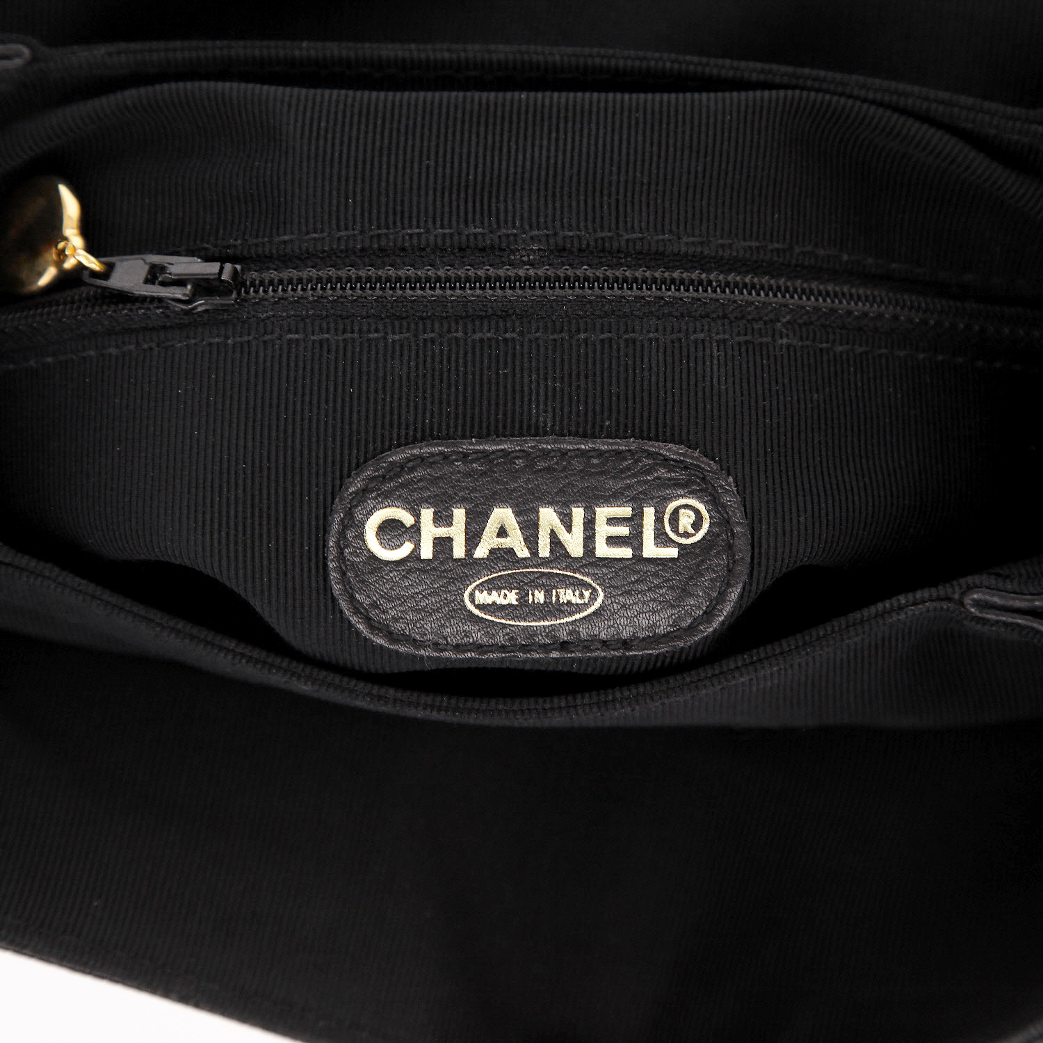 Mochila Chanel  Sac à dos en cuero negro - Detail D2