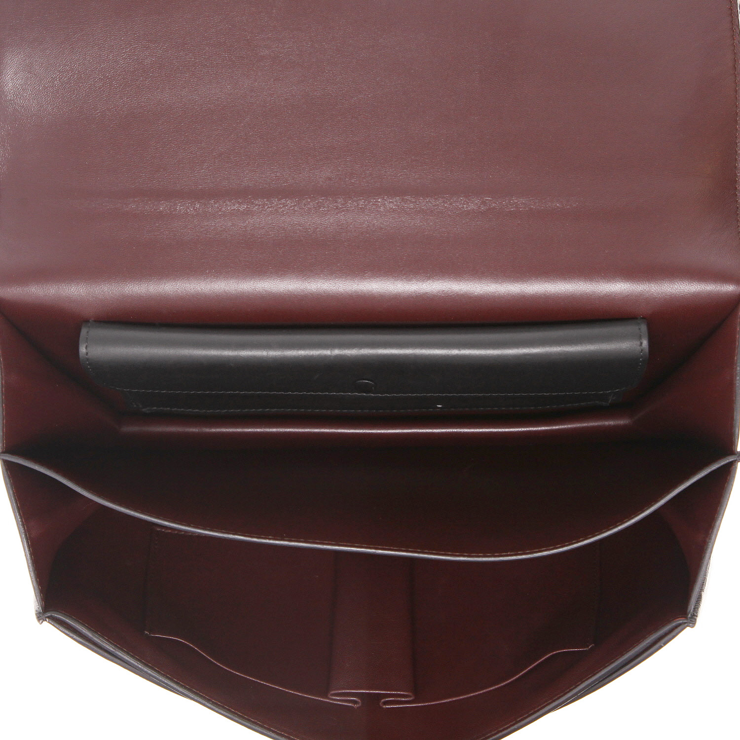 Sac à main Celine  Classic Box en cuir box noir - Detail D3