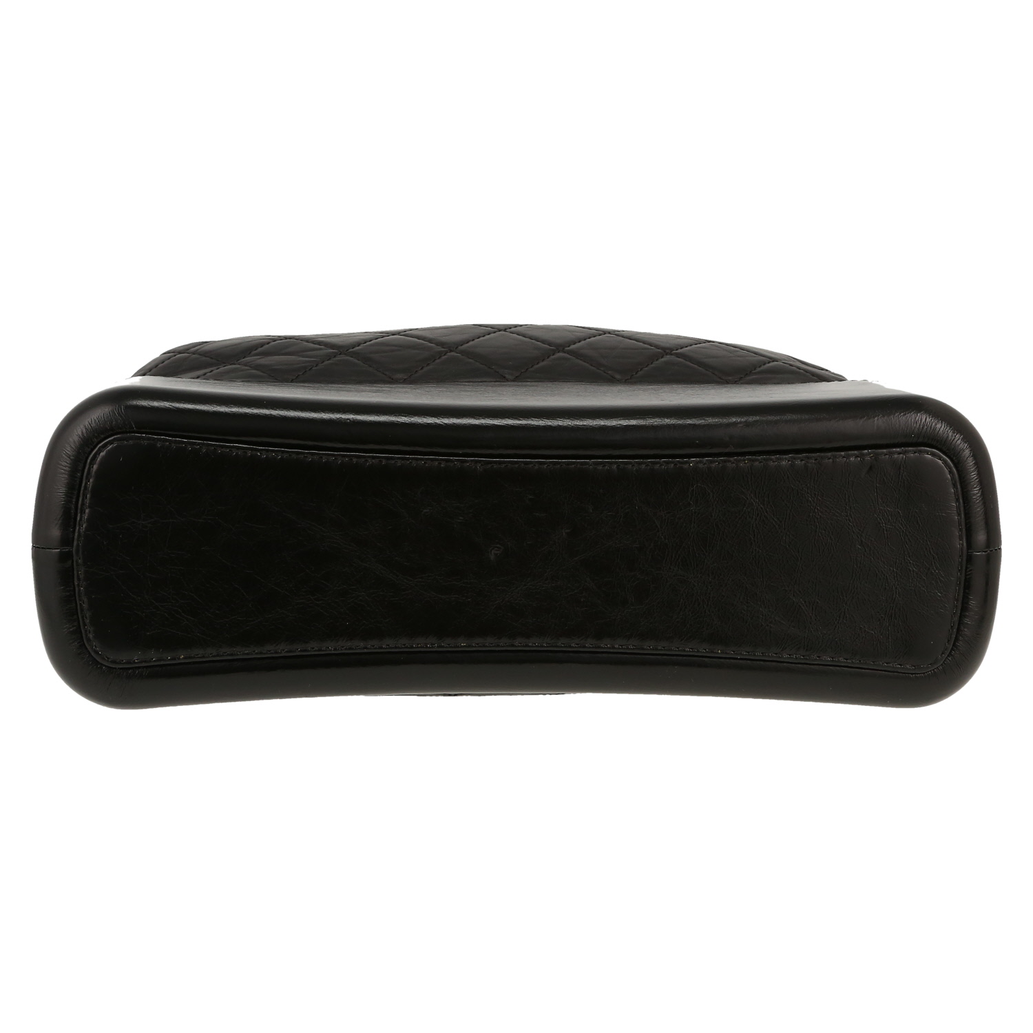 Bolso bandolera Chanel  Gabrielle  modelo grande  en cuero acolchado negro - Detail D1