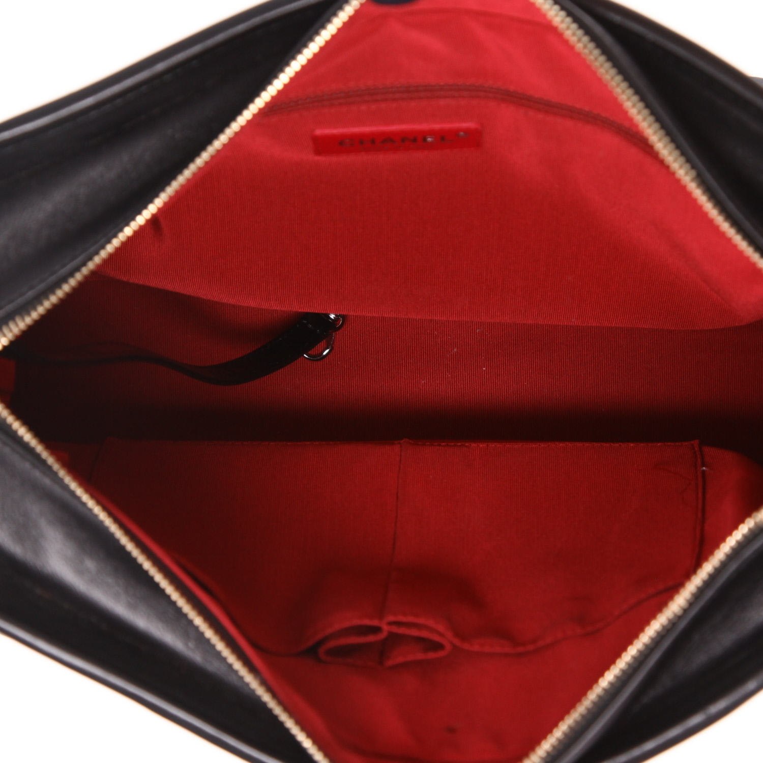 Borsa a tracolla Chanel  Gabrielle  modello grande  in pelle trapuntata nera - Detail D3