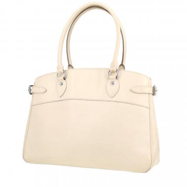 Borsa Louis Vuitton  Passy in pelle Epi bianca