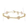 O.J. Perrin Légende bracelet in yellow gold and diamonds - 360 thumbnail