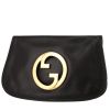 Gucci  Blondie pouch  in black leather - 00pp thumbnail