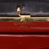 Bolso de mano Chanel  Vintage en cuero acolchado azul marino - Detail D2 thumbnail