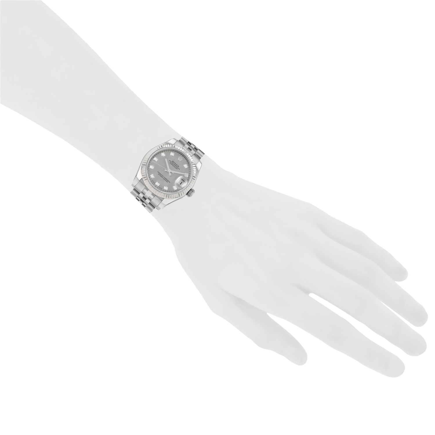 Montre Rolex Datejust en or et acier Ref: Rolex - 178274  Vers 2006 - Detail D1