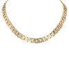 Vintage   1980's necklace in yellow gold and diamonds - 00pp thumbnail