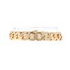 Bracelet Vintage  en or jaune et diamants - 360 thumbnail