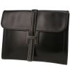 Hermès  Jige pouch  in black box leather - 00pp thumbnail