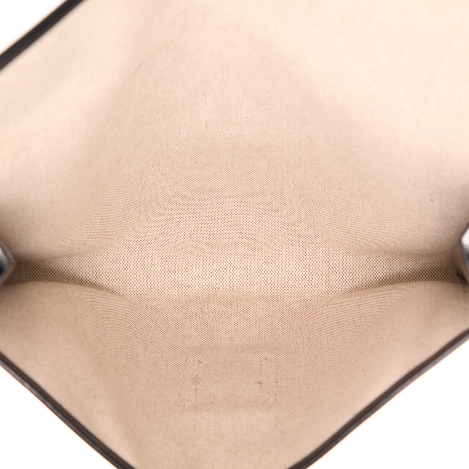 Bolsito de mano Hermès  Jige en cuero box negro - Detail D3