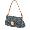 Louis Vuitton  Pleaty small model  handbag  in blue monogram denim canvas  and natural leather - 00pp thumbnail