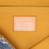Louis Vuitton  Pleaty small model  handbag  in blue monogram denim canvas  and natural leather - Detail D2 thumbnail