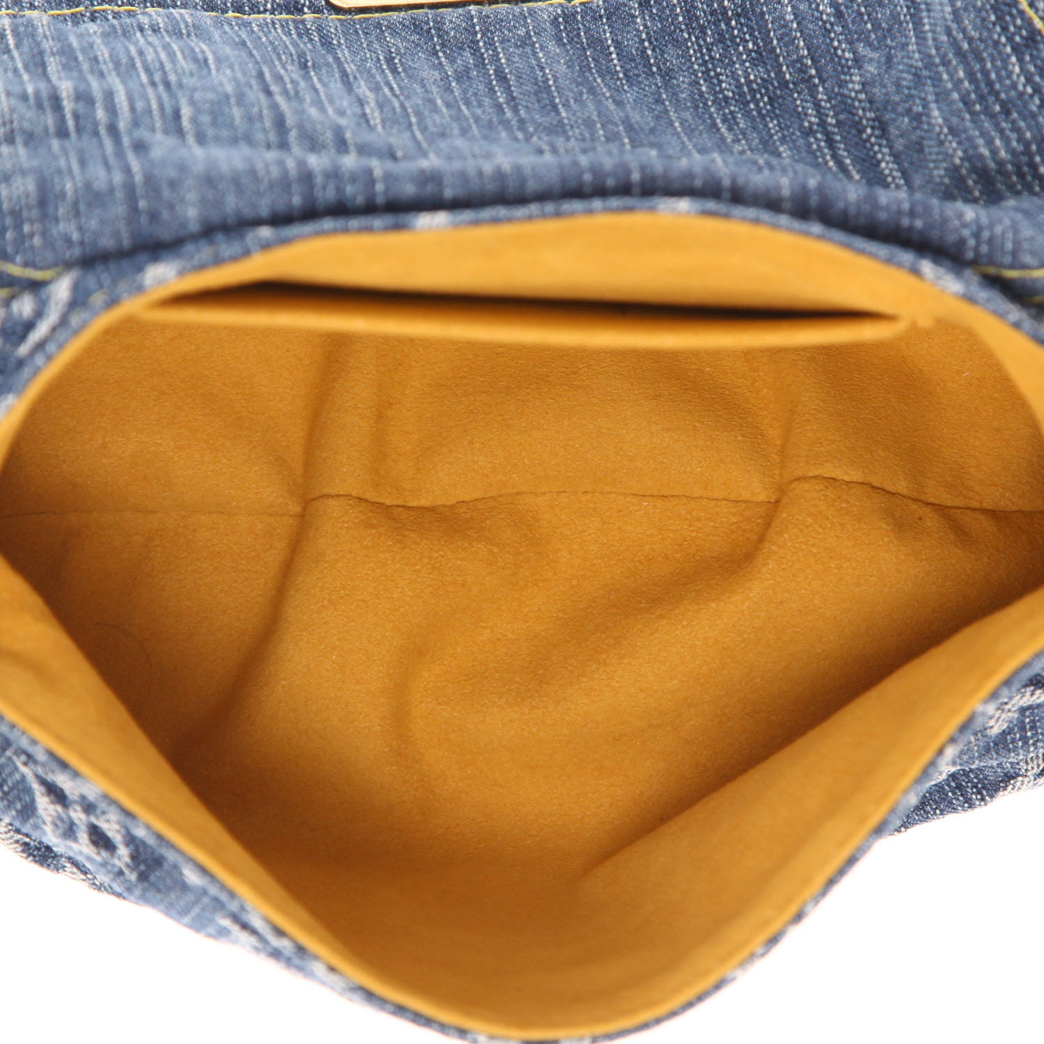 Borsa Louis Vuitton  Pleaty modello piccolo  in tela denim monogram blu e pelle naturale - Detail D3