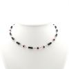 Cartier Le Baiser du Dragon necklace in white gold, onyx and ruby - 360 thumbnail
