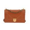 Dior  Diorama shoulder bag  in brown leather - 360 thumbnail
