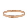 Hermès Kelly bangle in pink gold and diamonds - 00pp thumbnail