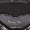 Borsa a tracolla Dior  Bobby in tessuto a monogramma Oblique blu e grigio e pelle blu - Detail D2 thumbnail