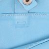 Bolso de mano Hermès  Onimetou en cuero azul - Detail D2 thumbnail