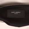 Saint Laurent  Puffer shoulder bag  in Gris Perle chevron quilted leather - Detail D2 thumbnail