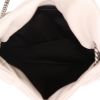 Saint Laurent  Puffer shoulder bag  in Gris Perle chevron quilted leather - Detail D3 thumbnail