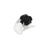 Bague Chanel Camelia en or blanc, onyx, agate et diamants - 00pp thumbnail