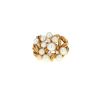 Tasaki  ring in yellow gold, diamonds and cultured pearls - 360 thumbnail