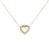 Cartier Coeur Trinity necklace in 3 golds and diamonds - 00pp thumbnail