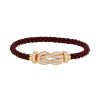 Fred Chance Infinie large model bracelet in yellow gold and diamonds - 00pp thumbnail