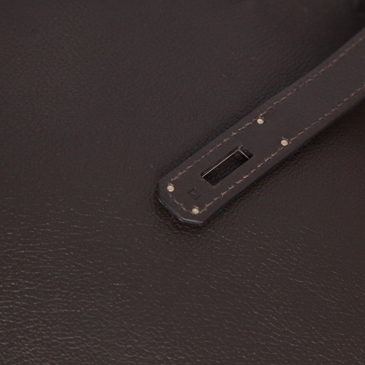 Hermès  Birkin 35 cm handbag  in brown togo leather - Detail D4