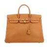 Hermès  Birkin 40 cm handbag  in gold - 360 thumbnail