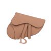 Dior  Saddle clutch-belt  in beige leather - 360 thumbnail