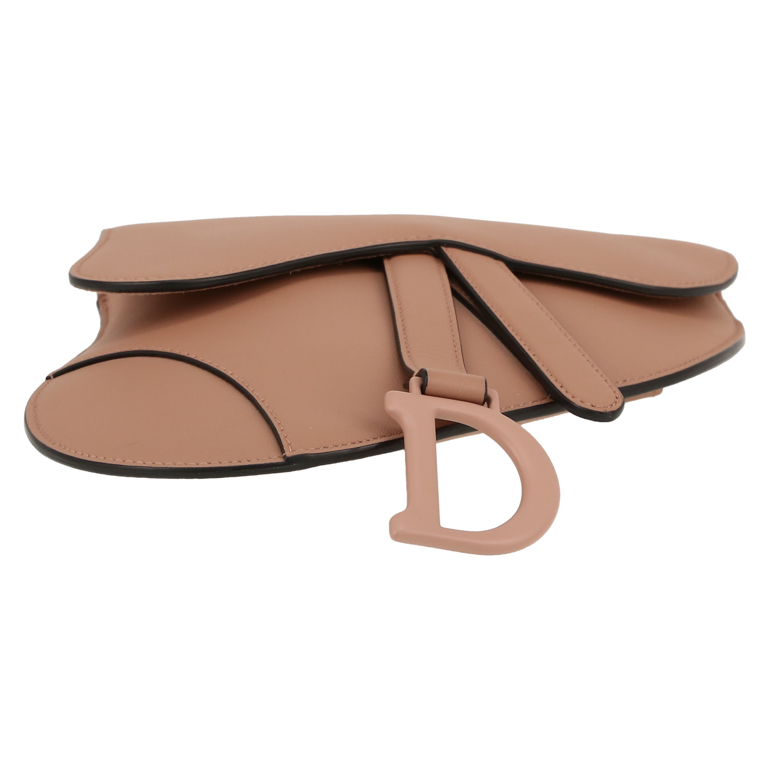 Dior  Saddle clutch-belt  in beige leather - Detail D1